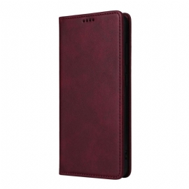 Folio Deksel Samsung Galaxy S25 Fe Læreffekt Beskyttelse Deksel