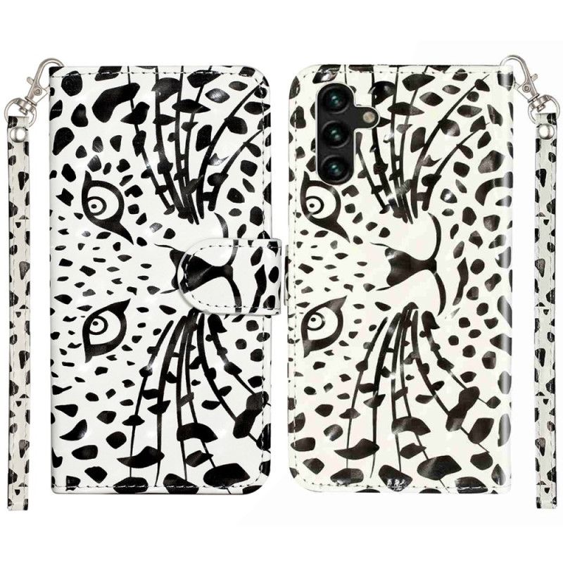 Folio Deksel Samsung Galaxy S25 Fe Leopardhode Med Snor