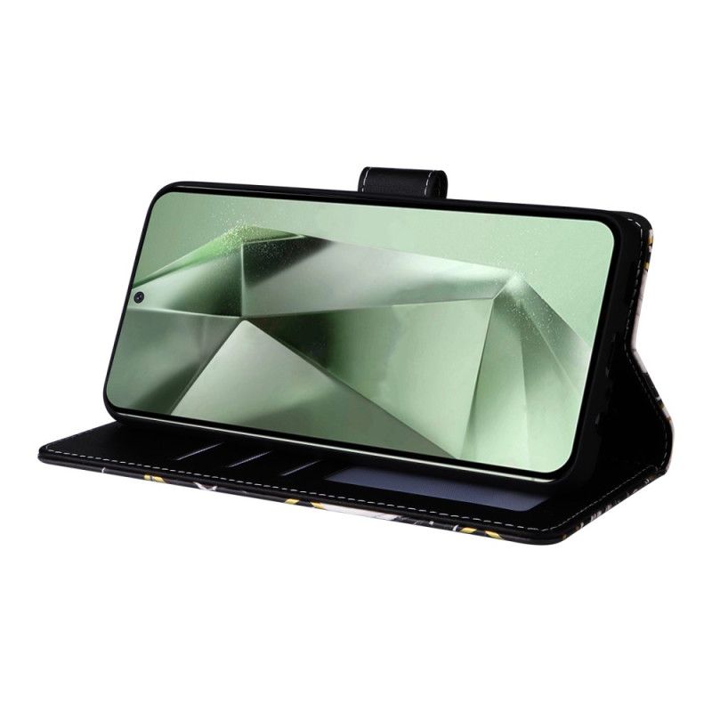 Folio Deksel Samsung Galaxy S25 Fe Marmorstil