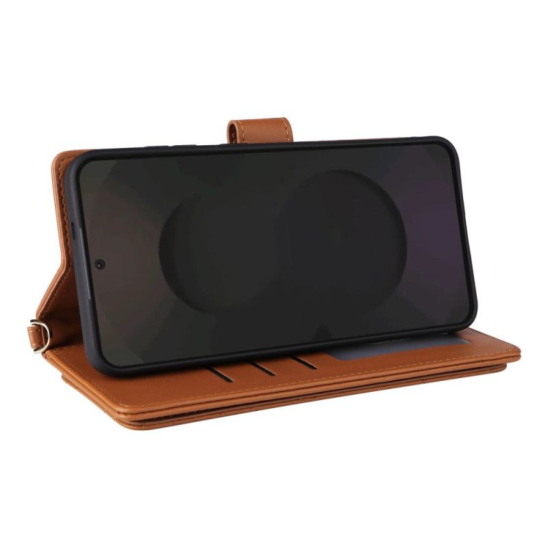 Folio Deksel Til Samsung Galaxy S25 Fe Stropp Og Skulderrem