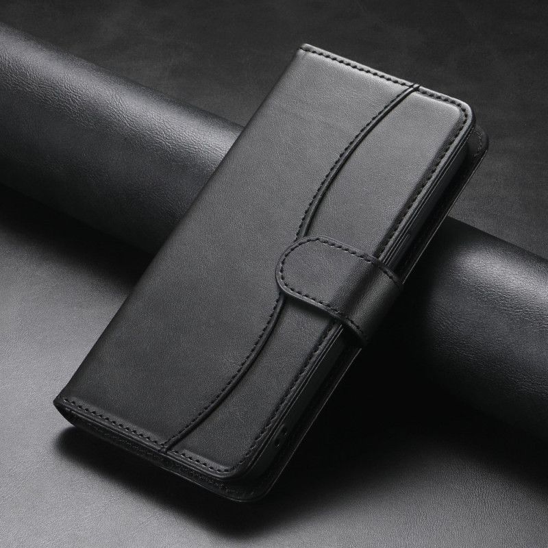 Lærdeksel Folio Deksel Samsung Galaxy S25 Fe Mobildeksel S-designrem