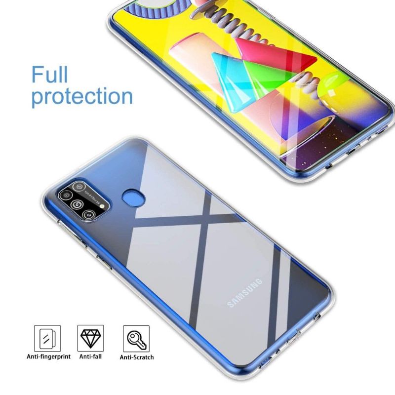 Deksel Til Samsung Galaxy M31 + Beskyttelsesfilm Av Herdet Glass