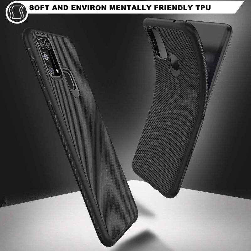 Deksel Til Samsung Galaxy M31 Ribbet Effektslange