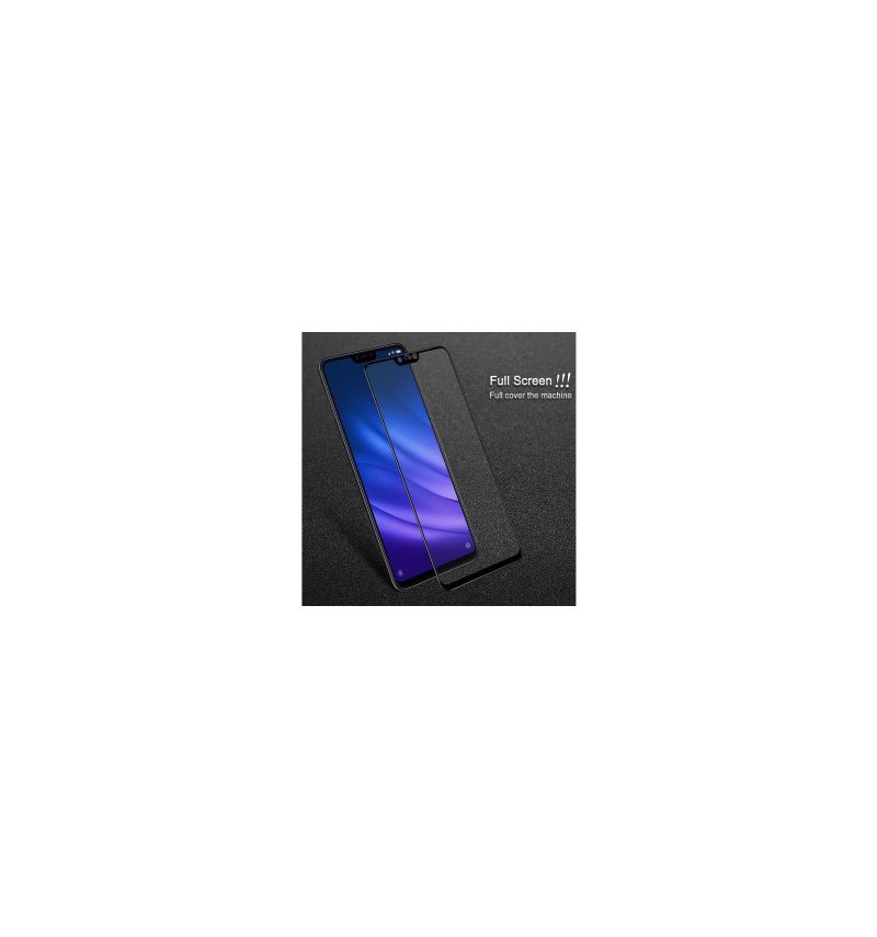 Xiaomi Mi 8 Lite Skjermbeskytter I Herdet Glass I Full Størrelse - Svart