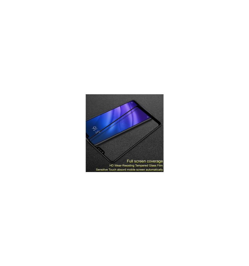 Xiaomi Mi 8 Lite Skjermbeskytter I Herdet Glass I Full Størrelse - Svart