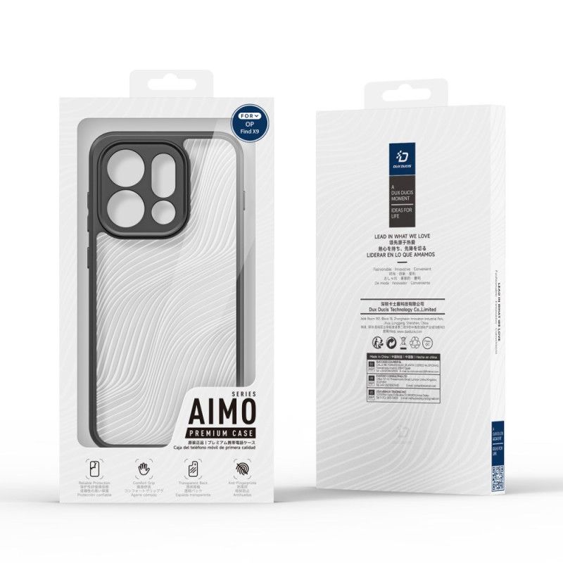 Deksel Oppo Find X9 5g Aimo-serien Dux Ducis Beskyttelse Deksel
