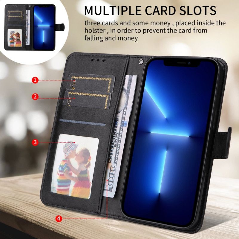 Folio Deksel Oppo Find X9 5g Ensfarget