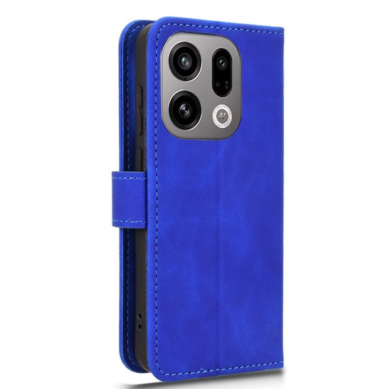 Folio Deksel Oppo Find X9 5g Semsket Skinneffekt Beskyttelse Deksel