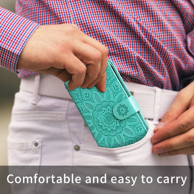 Lærdeksel Folio Deksel Oppo Find X9 5g Mobildeksel Mandala