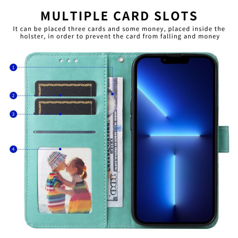 Lærdeksel Folio Deksel Oppo Find X9 5g Mobildeksel Mandala