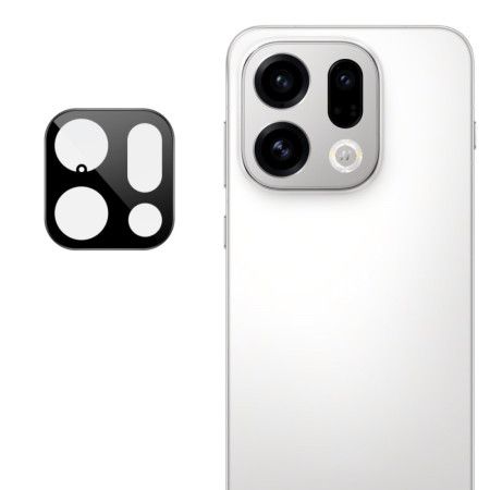 Linsebeskytter I Herdet Glass For Oppo Find X9 5g (svart Versjon)