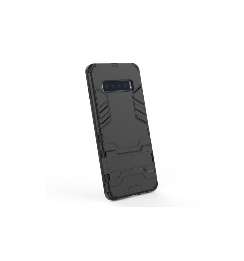 Deksel Til Samsung Galaxy S10 Originalitet Cool Guard Støtsikker Med Integrert Stativ
