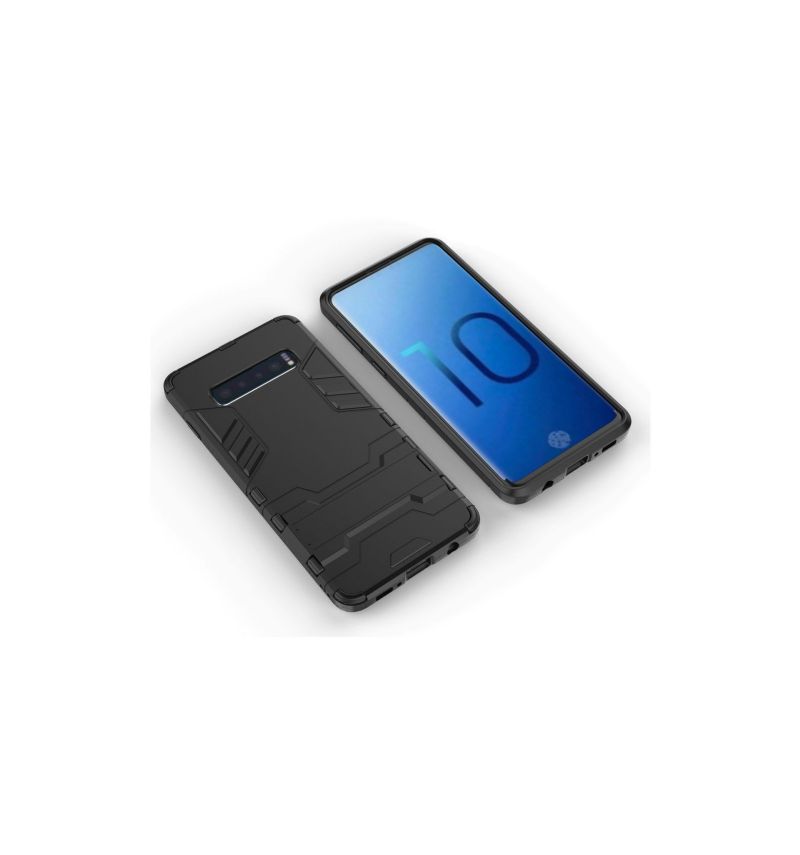 Deksel Til Samsung Galaxy S10 Originalitet Cool Guard Støtsikker Med Integrert Stativ