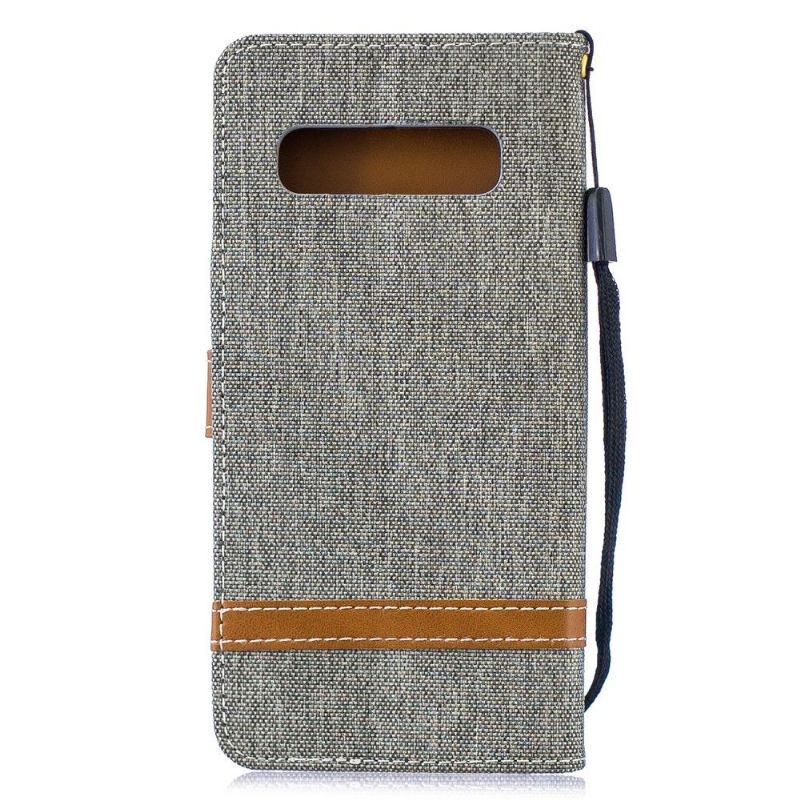 Folio Deksel Til Samsung Galaxy S10 Stofftrekk