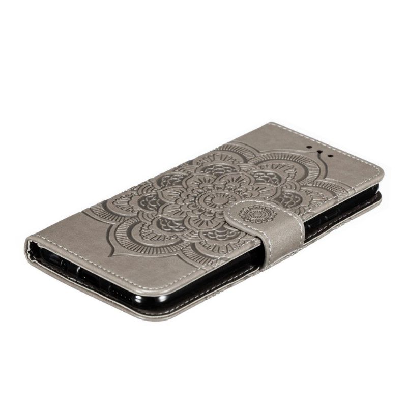 Etui Til Honor 20 Pro Anti-fall Folio Deksel Mandala Folio Med Snørebånd