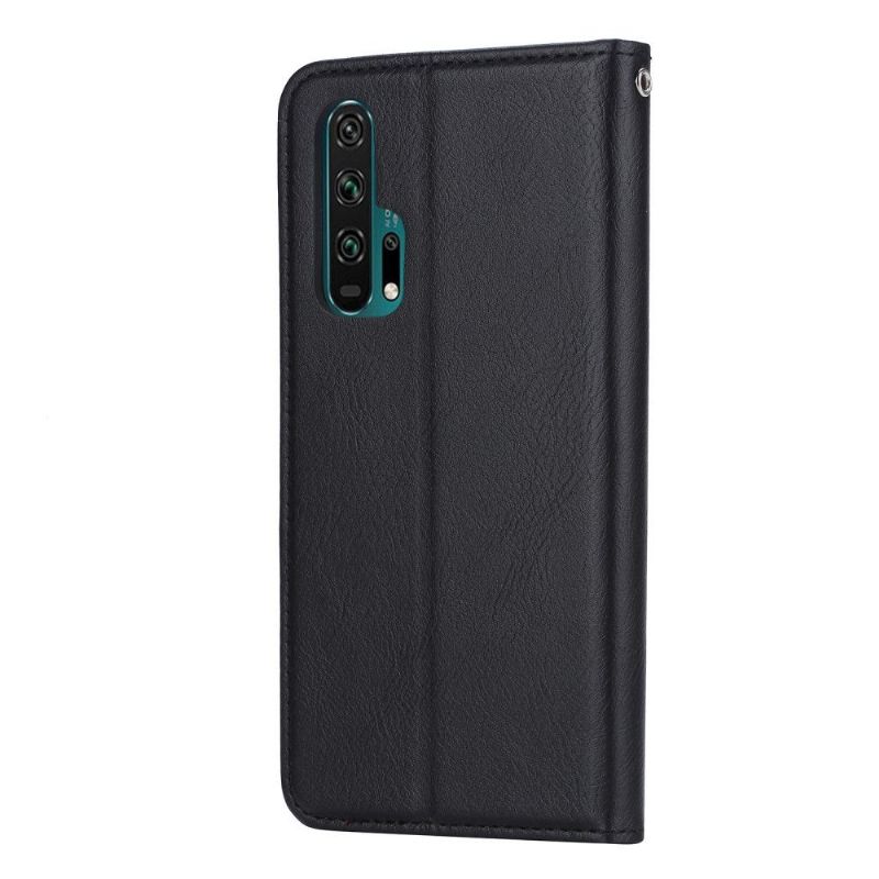 Folio Deksel Til Honor 20 Pro Stativveske I Skinn