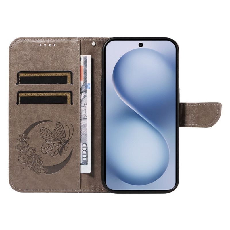 Folio Deksel Vivo X200 Fe Grafisk Sommerfugl