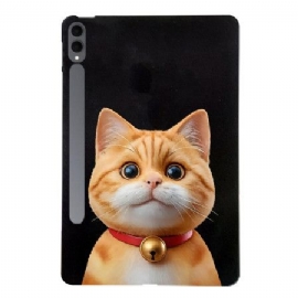 Deksel Samsung Galaxy Tab S11 Ultra Korthåret Katt