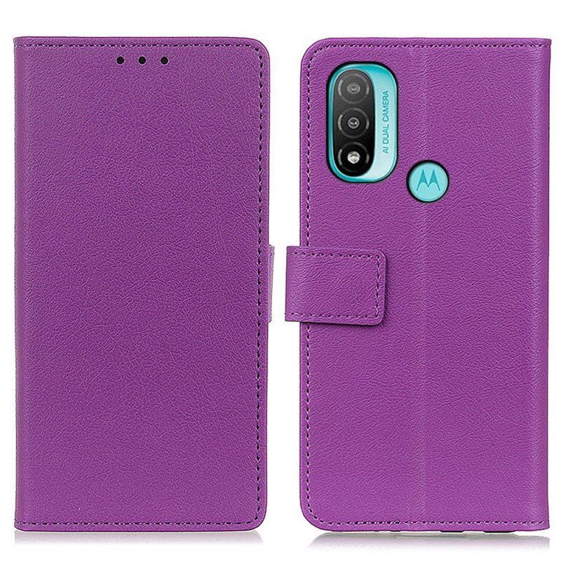 Folio Deksel Til Moto E40 / E30 / E20 Khazneh Classic