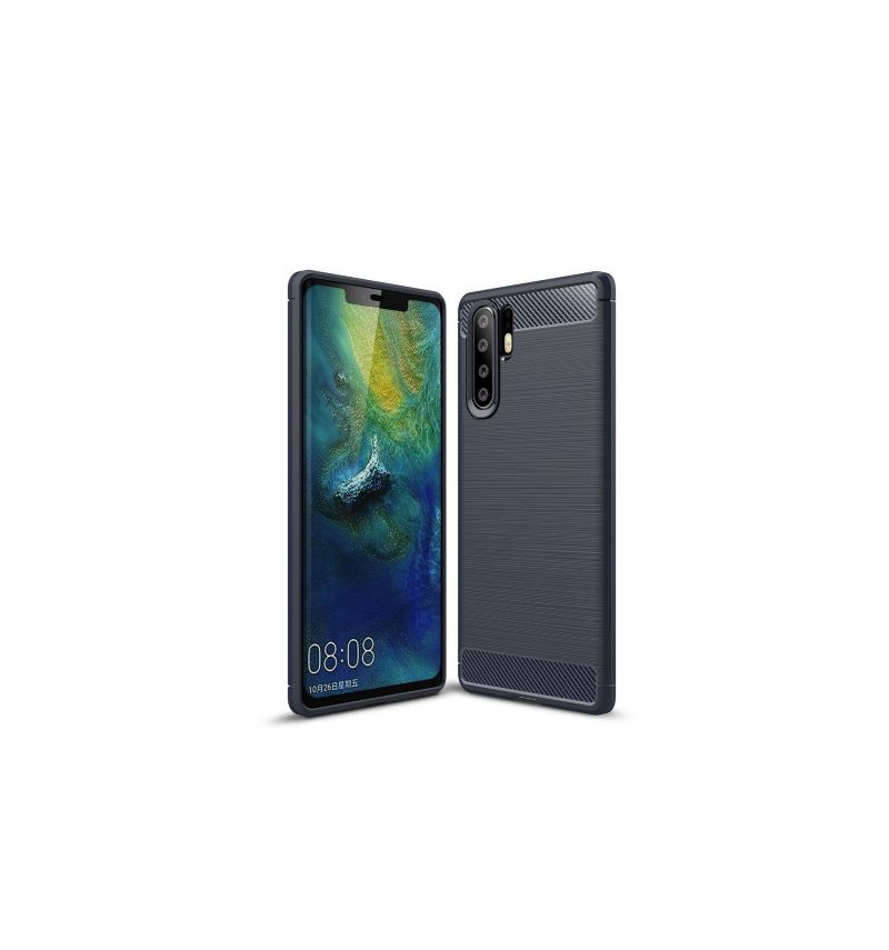 Deksel Til Huawei P30 Pro Børstet Karbongel