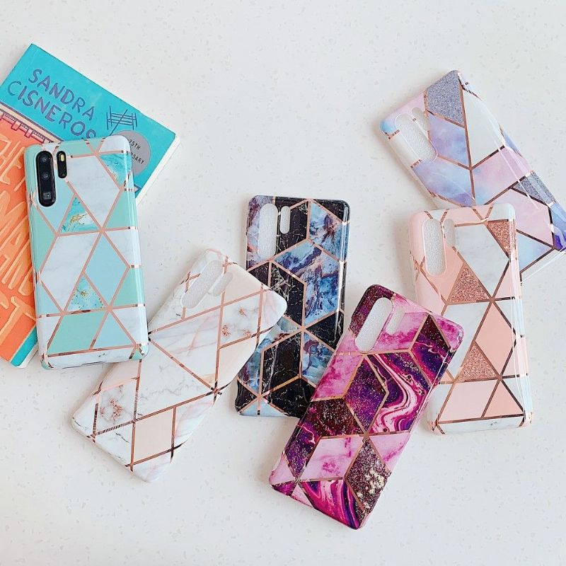 Deksel Til Huawei P30 Pro Originalitet Marmor Geometrisk Stil