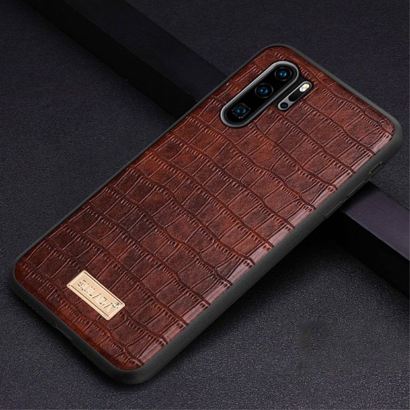 Deksel Til Huawei P30 Pro Sulada Croc Skinneffekt