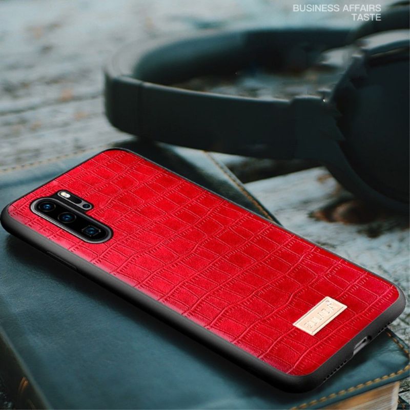 Deksel Til Huawei P30 Pro Sulada Croc Skinneffekt