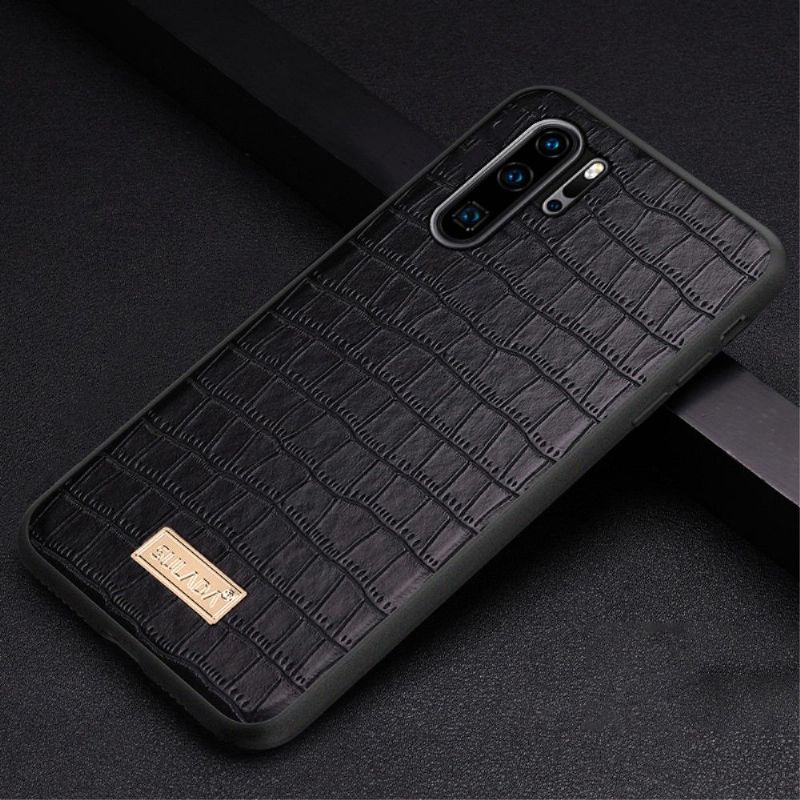 Deksel Til Huawei P30 Pro Sulada Croc Skinneffekt