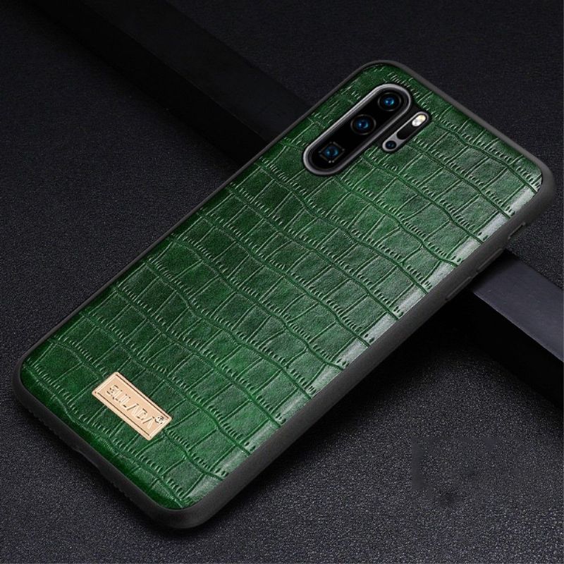 Deksel Til Huawei P30 Pro Sulada Croc Skinneffekt
