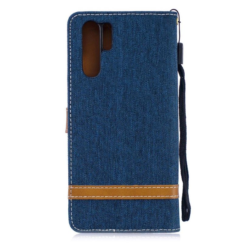Etui Til Huawei P30 Pro Stofftrekk Med Stropp