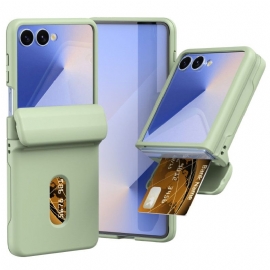 Deksel Samsung Galaxy Z Flip 7 Fjærhengsel Og Kortholder Beskyttelse Deksel