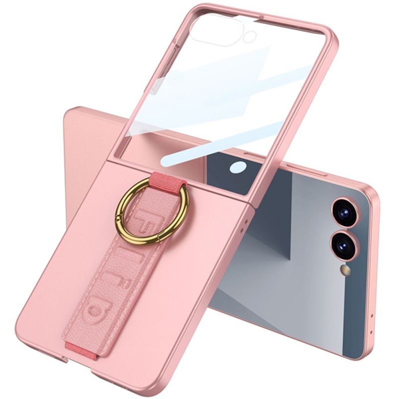 Deksel Samsung Galaxy Z Flip 7 Gkk Håndleddsstropp Og Skjermbeskytter Beskyttelse Deksel