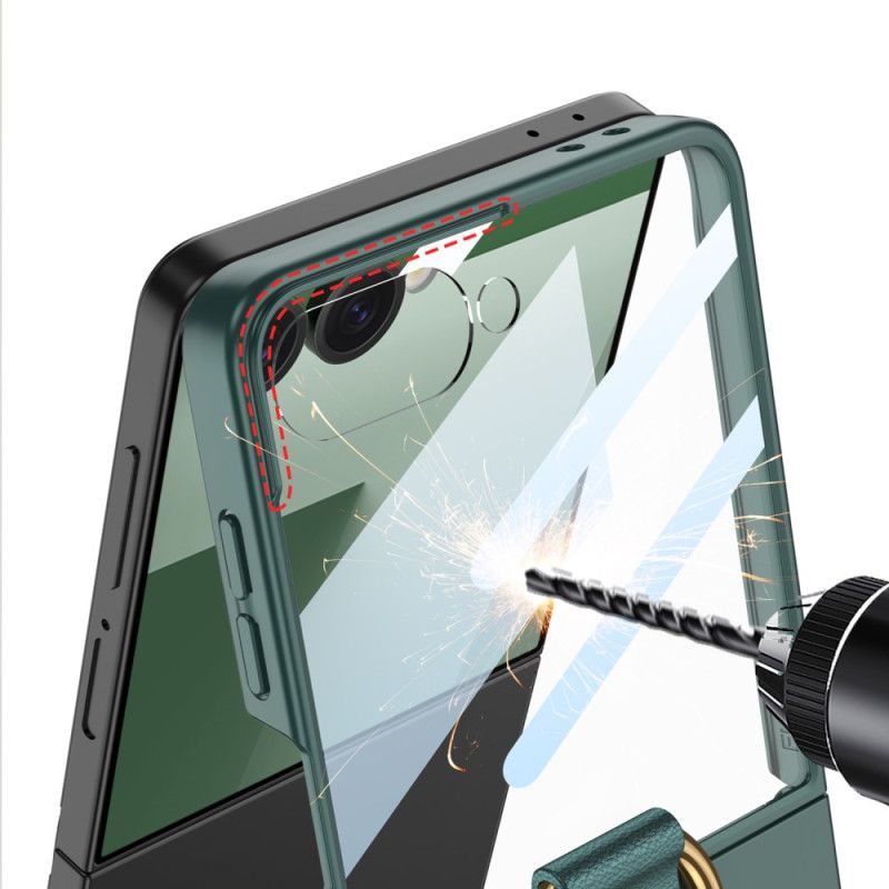 Deksel Samsung Galaxy Z Flip 7 Gkk Ringholder Beskyttelse Deksel