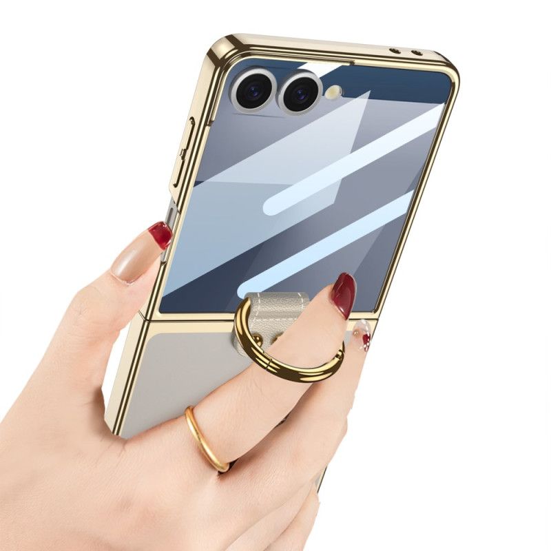 Deksel Samsung Galaxy Z Flip 7 Gkk Skjermbeskytter Og Ringholder Beskyttelse Deksel