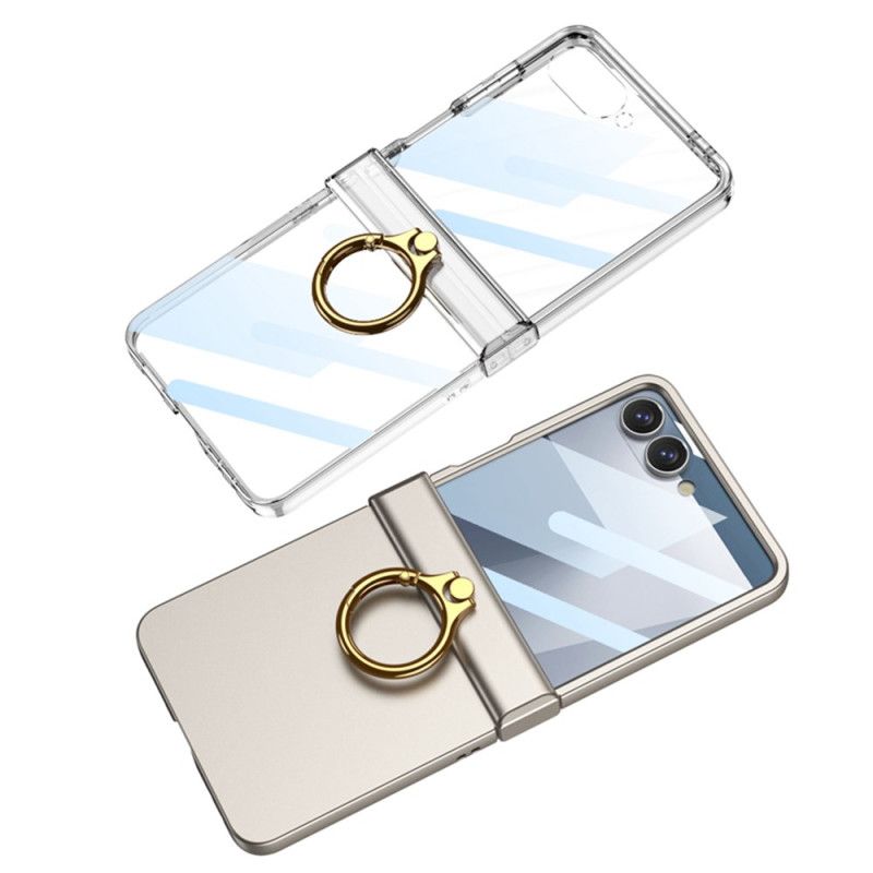 Deksel Samsung Galaxy Z Flip 7 Klassisk Gkk-ringholder Beskyttelse Deksel