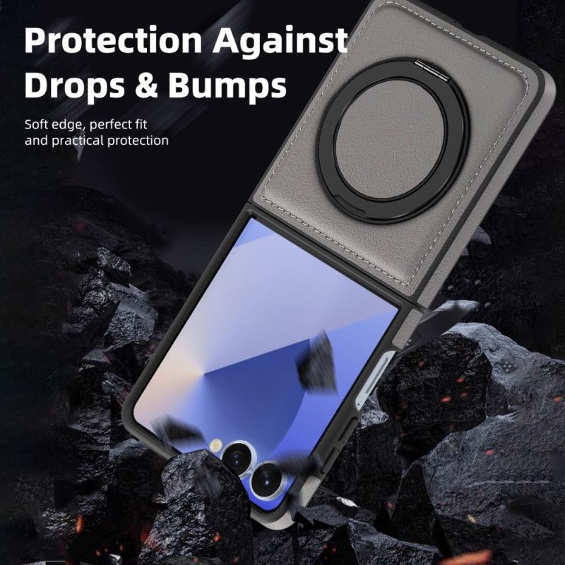 Deksel Samsung Galaxy Z Flip 7 Kompatibel Med Magsafe-ringholder Beskyttelse Deksel