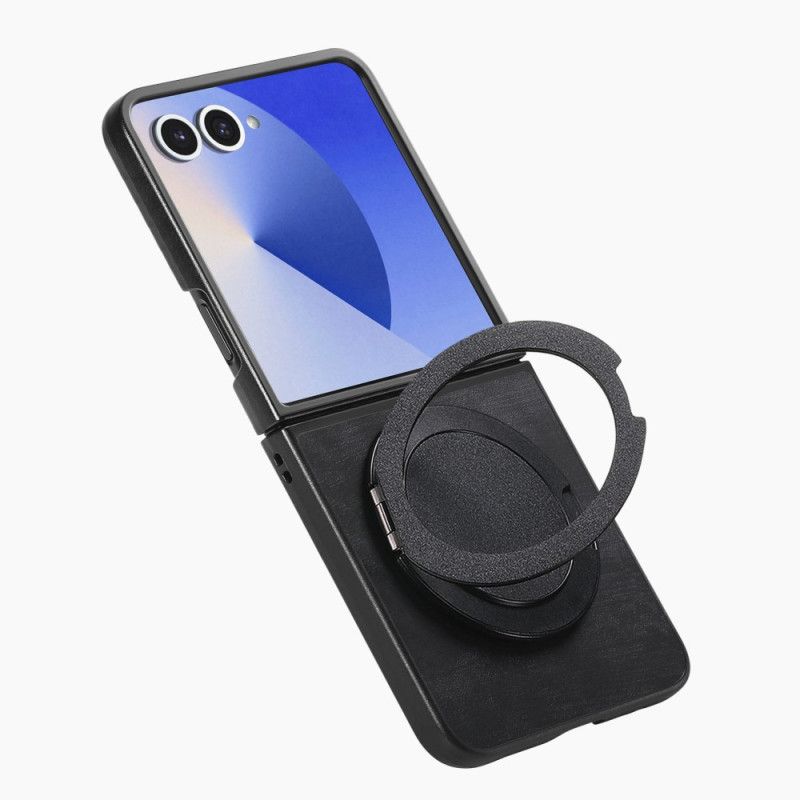 Deksel Samsung Galaxy Z Flip 7 Læreffekt Med Roterende Stativ