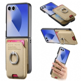 Deksel Samsung Galaxy Z Flip 7 Magsafe-kompatibel Med Avtakbar Kortholder Beskyttelse Deksel