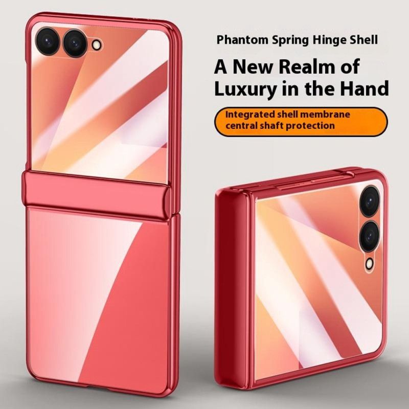 Deksel Samsung Galaxy Z Flip 7 Metalleffekt Beskyttelse Deksel