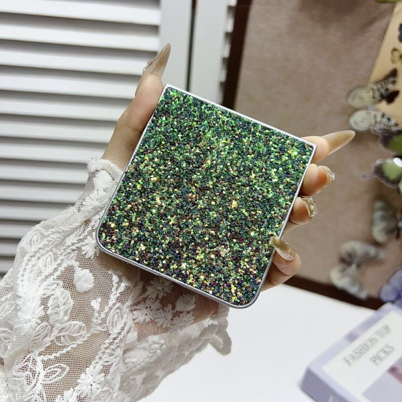 Deksel Samsung Galaxy Z Flip 7 Mobildeksel Glitterdesign