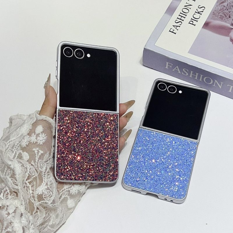Deksel Samsung Galaxy Z Flip 7 Mobildeksel Glitterdesign
