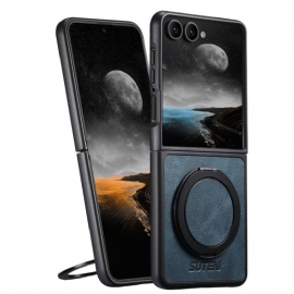 Deksel Samsung Galaxy Z Flip 7 Mobildeksel Magsafe-kompatibel Læreffekt Suteni Ringholder