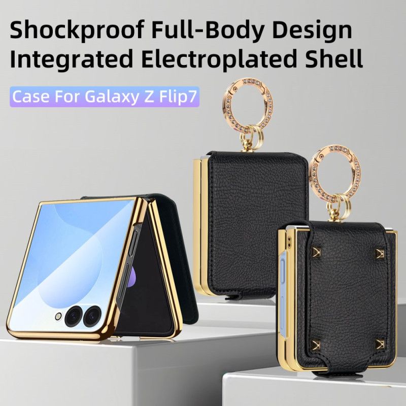 Deksel Samsung Galaxy Z Flip 7 Mobildeksel Premium Ring
