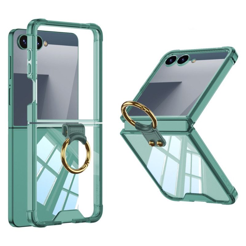 Deksel Samsung Galaxy Z Flip 7 Mobildeksel Ringholder Og Beskyttelse Støtsikker
