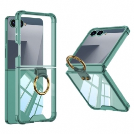 Deksel Samsung Galaxy Z Flip 7 Mobildeksel Ringholder Og Beskyttelse Støtsikker