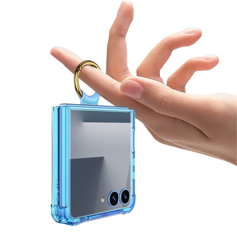 Deksel Samsung Galaxy Z Flip 7 Mobildeksel Ringholder Og Beskyttelse Støtsikker