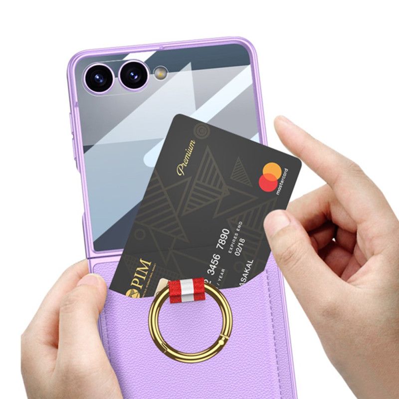 Deksel Samsung Galaxy Z Flip 7 Mobildeksel Ringholder Og Kortholder