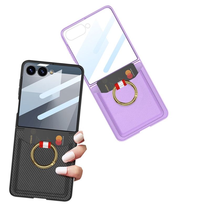 Deksel Samsung Galaxy Z Flip 7 Mobildeksel Ringholder Og Kortholder