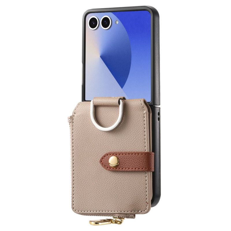 Deksel Samsung Galaxy Z Flip 7 Myntveske Og Ringholder