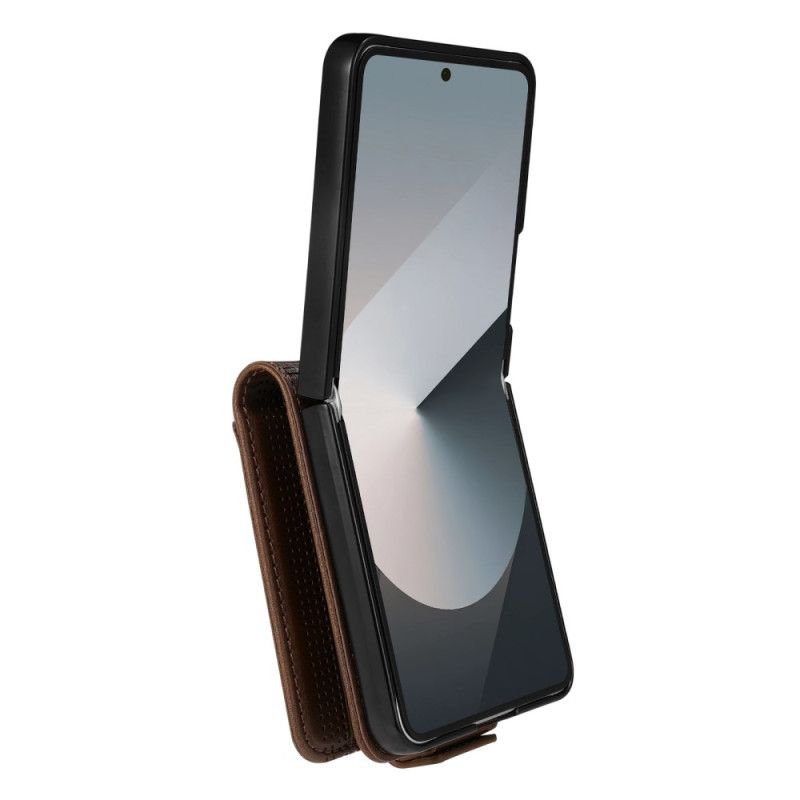 Deksel Samsung Galaxy Z Flip 7 Stilig Kortholder Beskyttelse Deksel